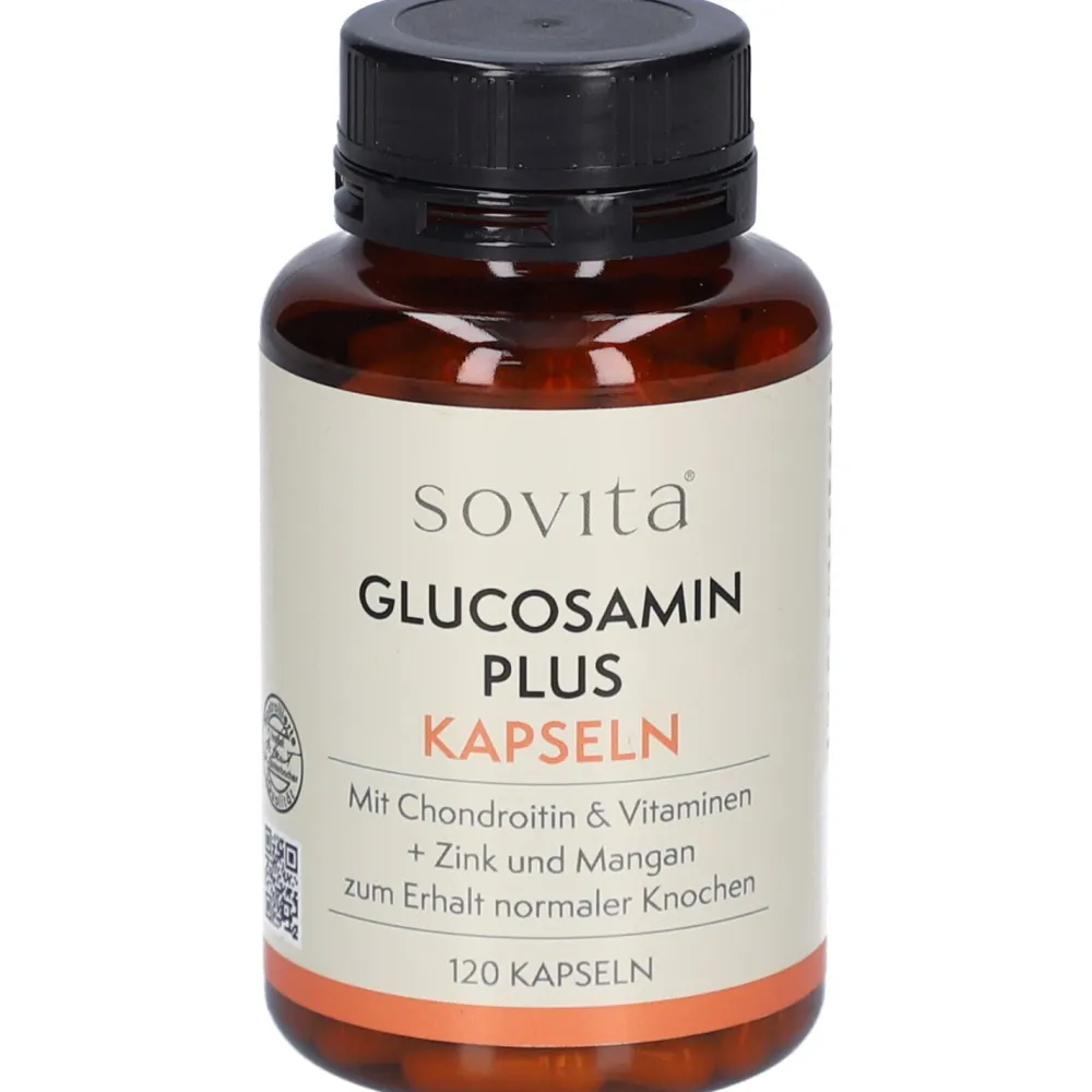 sovita Glucosamin Plus Kapseln – mit Chondroitin, Vitaminen, Zink & Mangan| Best