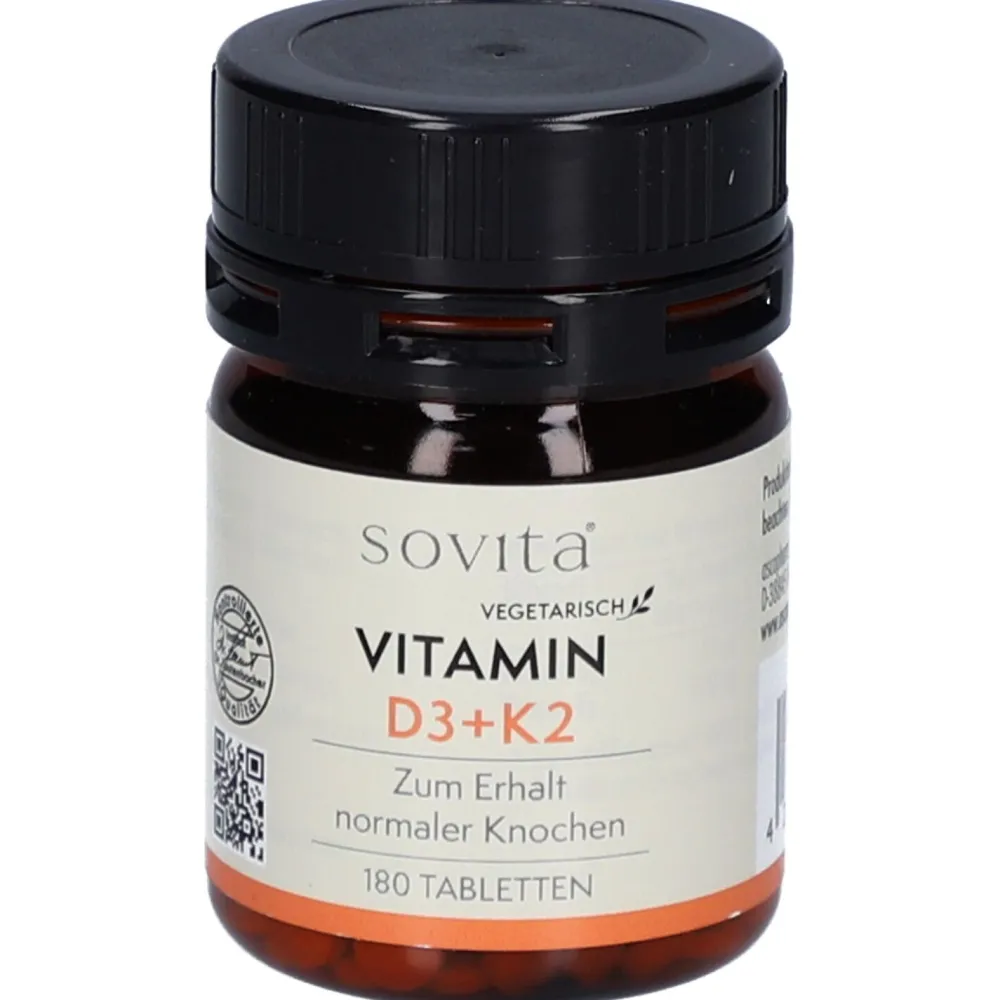 sovita Vitamin D3+K2 Tabletten – für normale Knochenfunktion> Sale