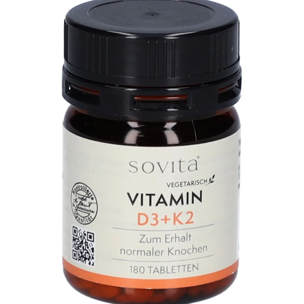 sovita Vitamin D3+K2 Tabletten – für normale Knochenfunktion> Sale