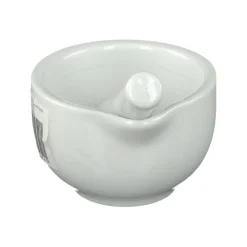 ® Mörser Porzellan Weiss 6,8 cm Ø. mit Pistill>Spinnrad Best