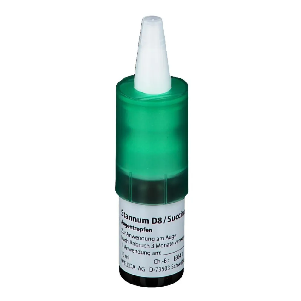 STANNUM D 8 SUCCINUM D 8 aa|WELEDA Augentropfen New