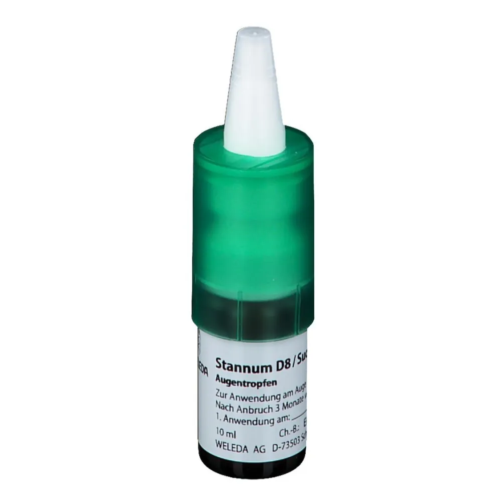 STANNUM D 8 SUCCINUM D 8 aa|WELEDA Augentropfen New
