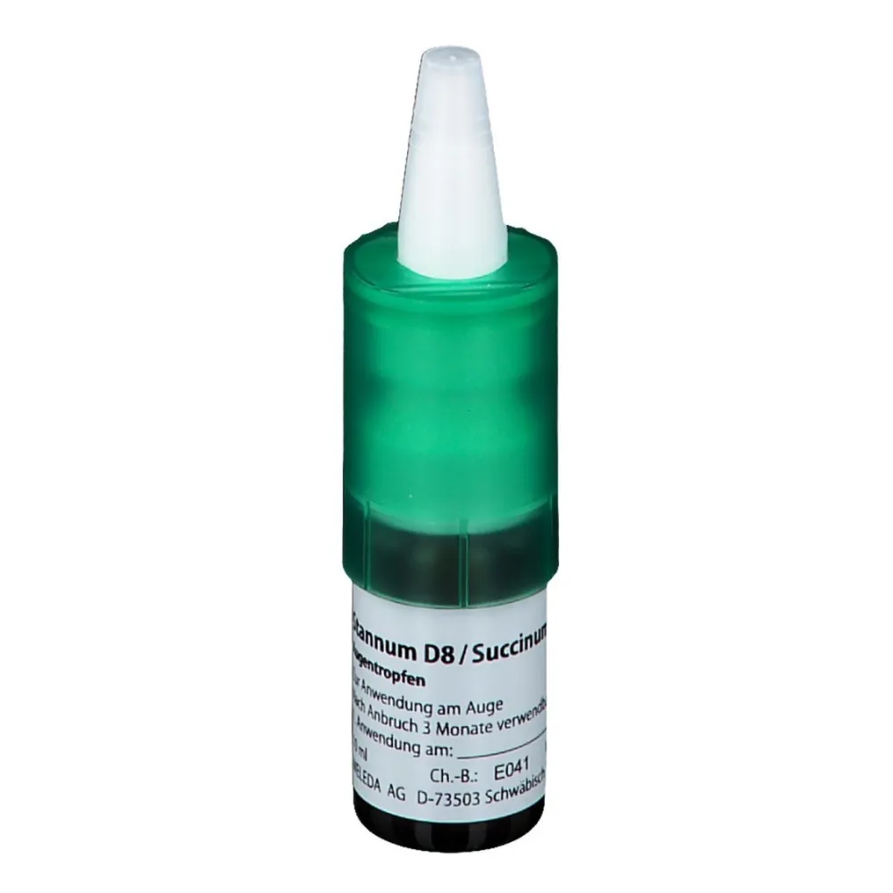 STANNUM D 8 SUCCINUM D 8 aa|WELEDA Augentropfen New