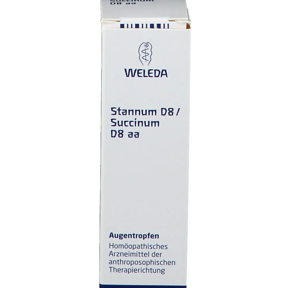 STANNUM D 8 SUCCINUM D 8 aa|WELEDA Augentropfen New