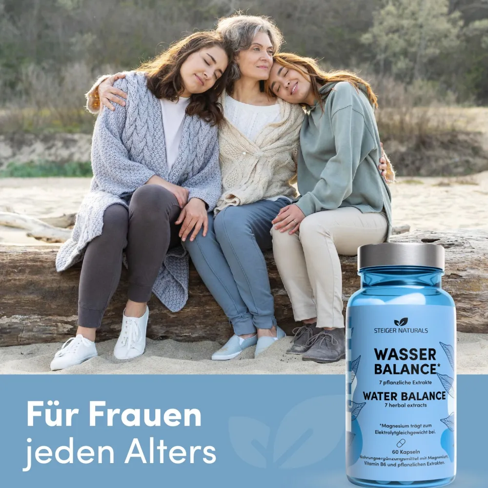 Wasser Balance, natürlicher Entwässerungs-Komplex>STEIGER NATURALS Clearance