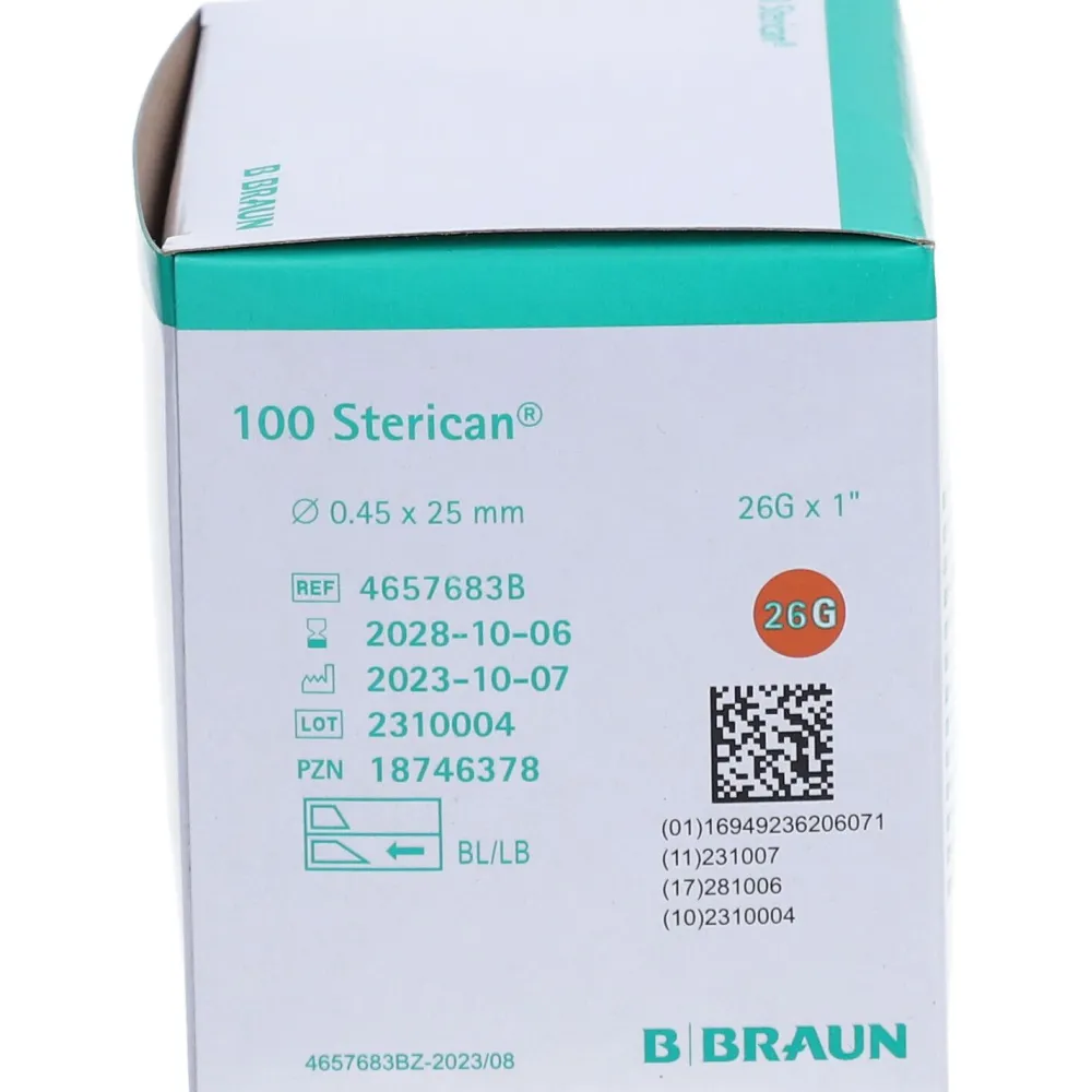 Sterican® Einmalkanüle 26 G, 25 mm>B-BRAUN Best