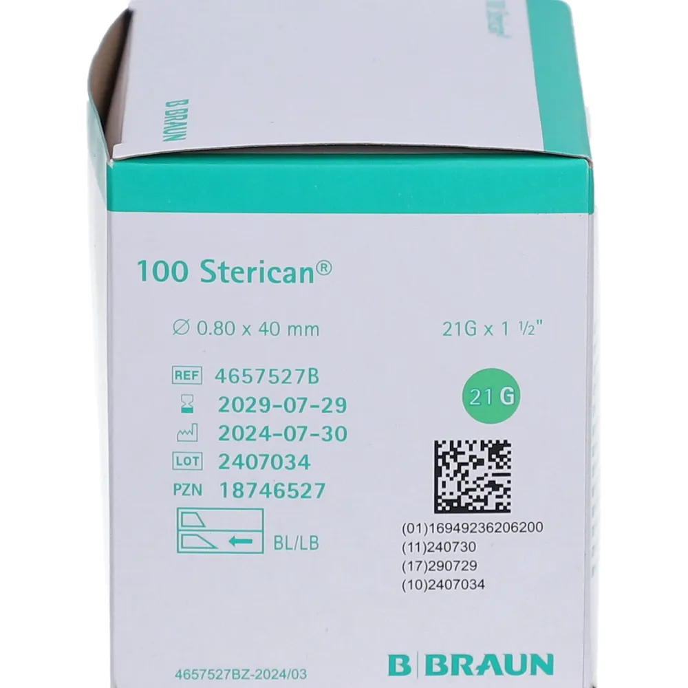 Sterican® Einmalkanüle 21 G 40 mm> Hot