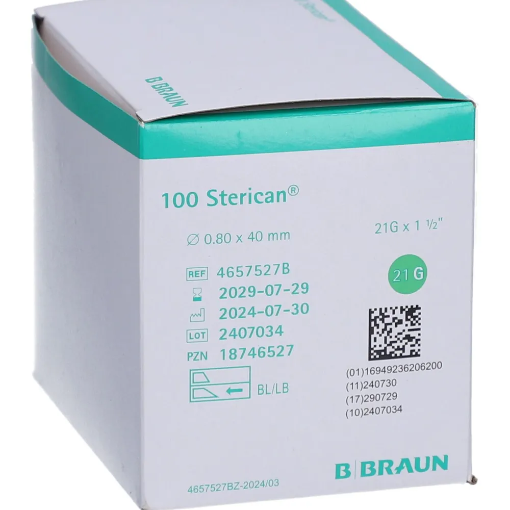 Sterican® Einmalkanüle 21 G 40 mm> Hot
