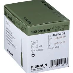 Sterican® Insulinkanüle G27 x 1/2 Zoll 0,40 x 12 mm grau|