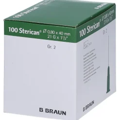 Sterican® Standardkanüle Gr. 2 G21 x 1 1/2 Zoll 0,80 x 40 mm grün|B-BRAUN New