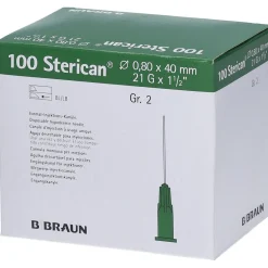 Sterican® Standardkanüle Gr. 2 G21 x 1 1/2 Zoll 0,80 x 40 mm grün|B-BRAUN New