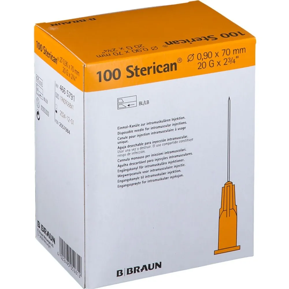 Sterican® Tief-Intramuskulär G20 x 2 3/4 Zoll gelb> Discount