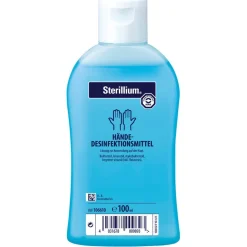 100ml als Ganzjahresprodukt für die hygienische und chirurgische Händedesinfektion. Zur Vorbeugung von Infektionen|Sterillium