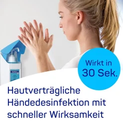 100ml als Ganzjahresprodukt für die hygienische und chirurgische Händedesinfektion. Zur Vorbeugung von Infektionen|Sterillium