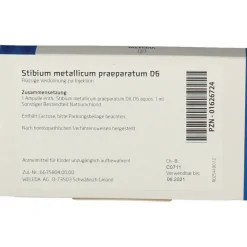 Stibium Metallicum Praeparatum D6|WELEDA New