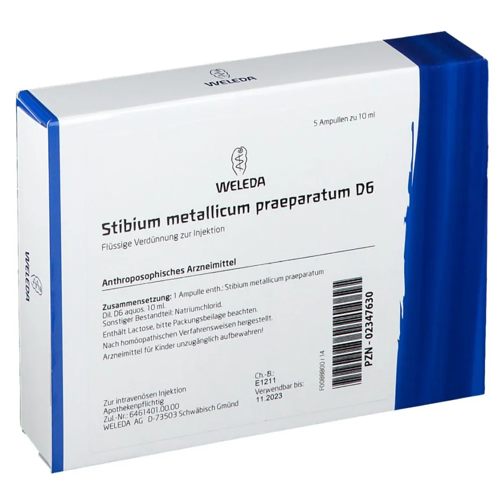 Stibium Met. Praeparatum D6|WELEDA