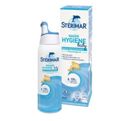 Stérimar Nasenhygiene Baby, 100% natürliches Meerwasser Nasenspray, 2 in 1 Spray & Spülung für Babys ab Geburt anwendbar> Hot