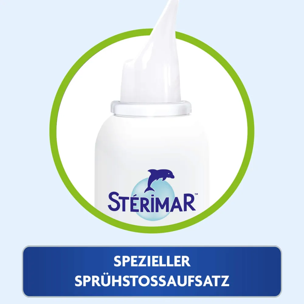 Stérimar Verstopfte Nase, 100% natürliches Meerwasser Nasenspray, 2 in 1 Spray und Spülung, für Erwachsene und Kinder ab 3 Jahren, 100ml> Best