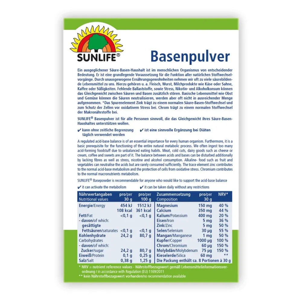Sunlife Basenpulver>