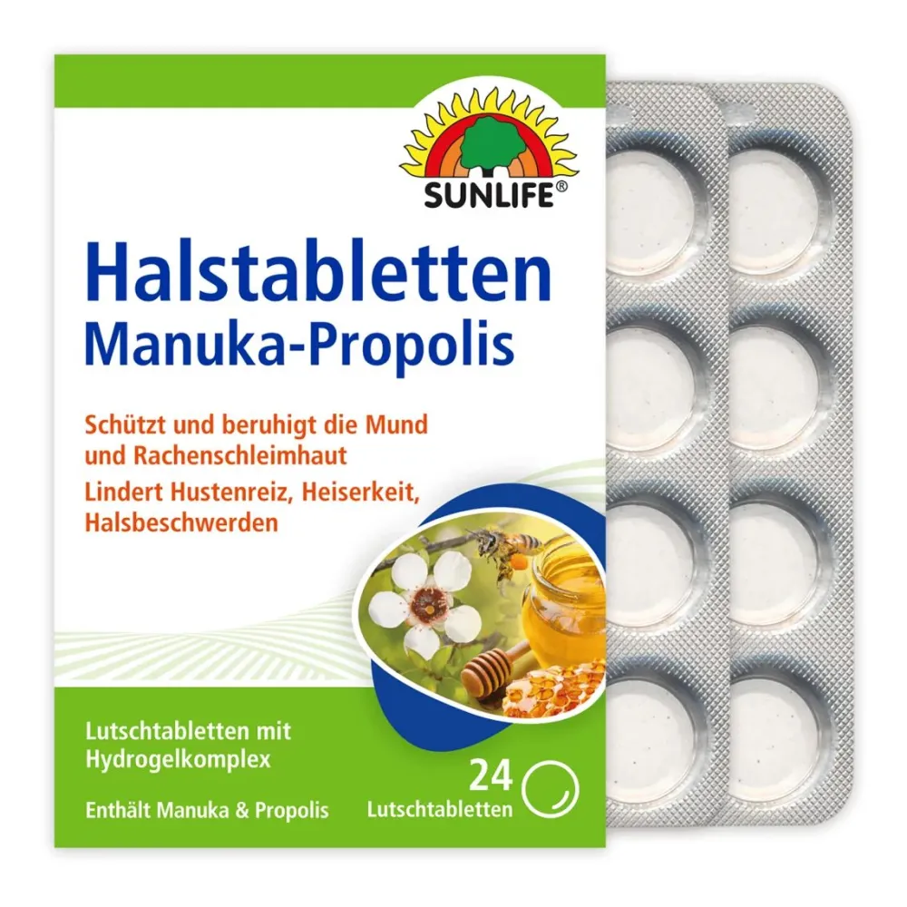 Sunlife Halstabletten Manuka-Propolis| Online
