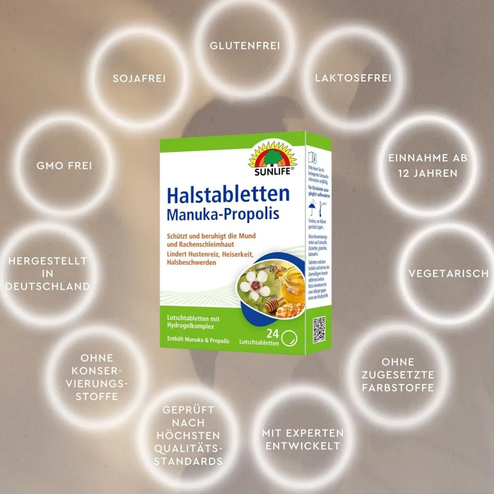Sunlife Halstabletten Manuka-Propolis| Online