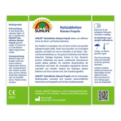Sunlife Halstabletten Manuka-Propolis| Online