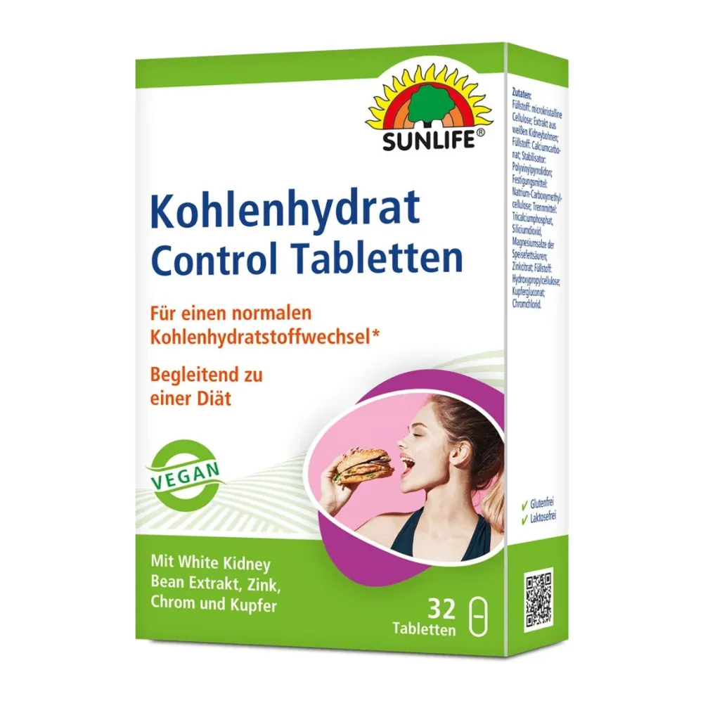 Sunlife Kohlenhydrat Control Tabletten| Hot