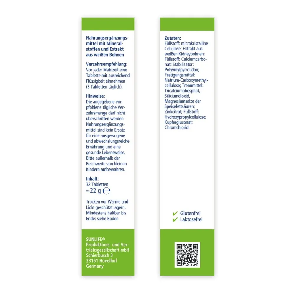 Sunlife Kohlenhydrat Control Tabletten| Hot