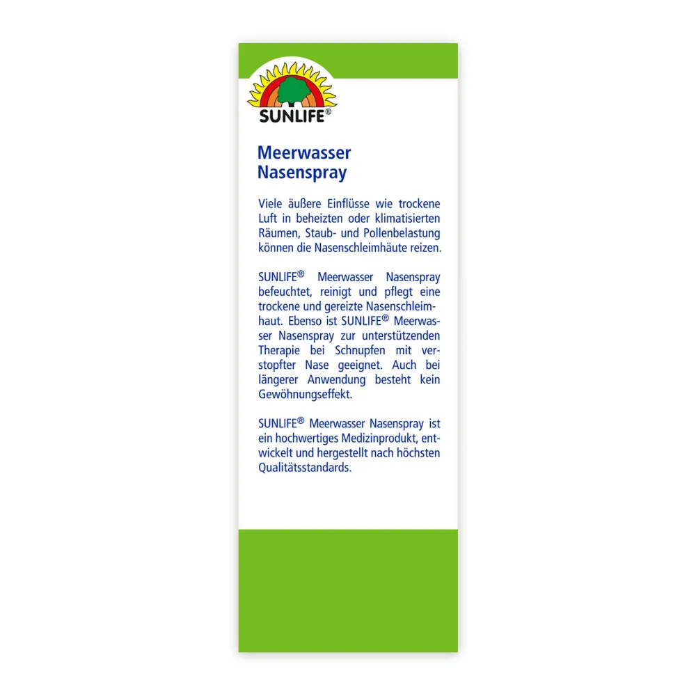 Sunlife Meerwasser Nasenspray> New