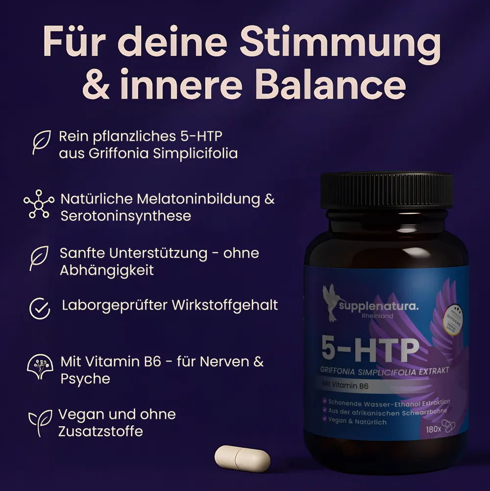 supplenatura Rheinland® 5-HTP mit Vitamin B6| Best
