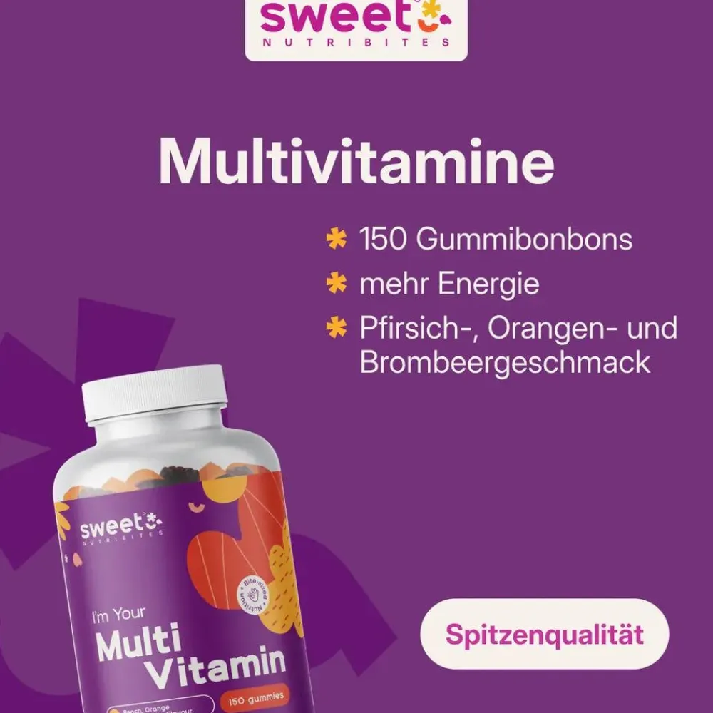 Sweet Nutribites Multivitamine – Gummibonbons mit 10 Vitaminen> Outlet