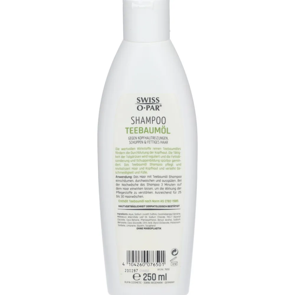 SWISS O-PAR® Teebaumöl Kur-Shampoo|Swiss O Par Clearance