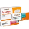 Synofen 500 mg/200 mg + HYDROCORTISON-ratiopharm® 0,5 % Creme + Loperamid-ratiopharm® akut> Hot