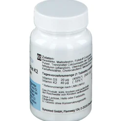 Vitamin D3 plus K2|Synomed Best