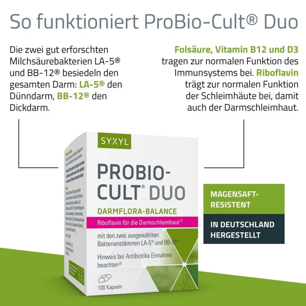 PROBIO-CULT® DUO zurtäglichen Darmpflege|Syxyl Outlet