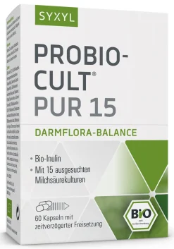 PROBIO-CULT® PUR 15, denn eine stabile Darmflora braucht Vielfalt.|Syxyl Discount