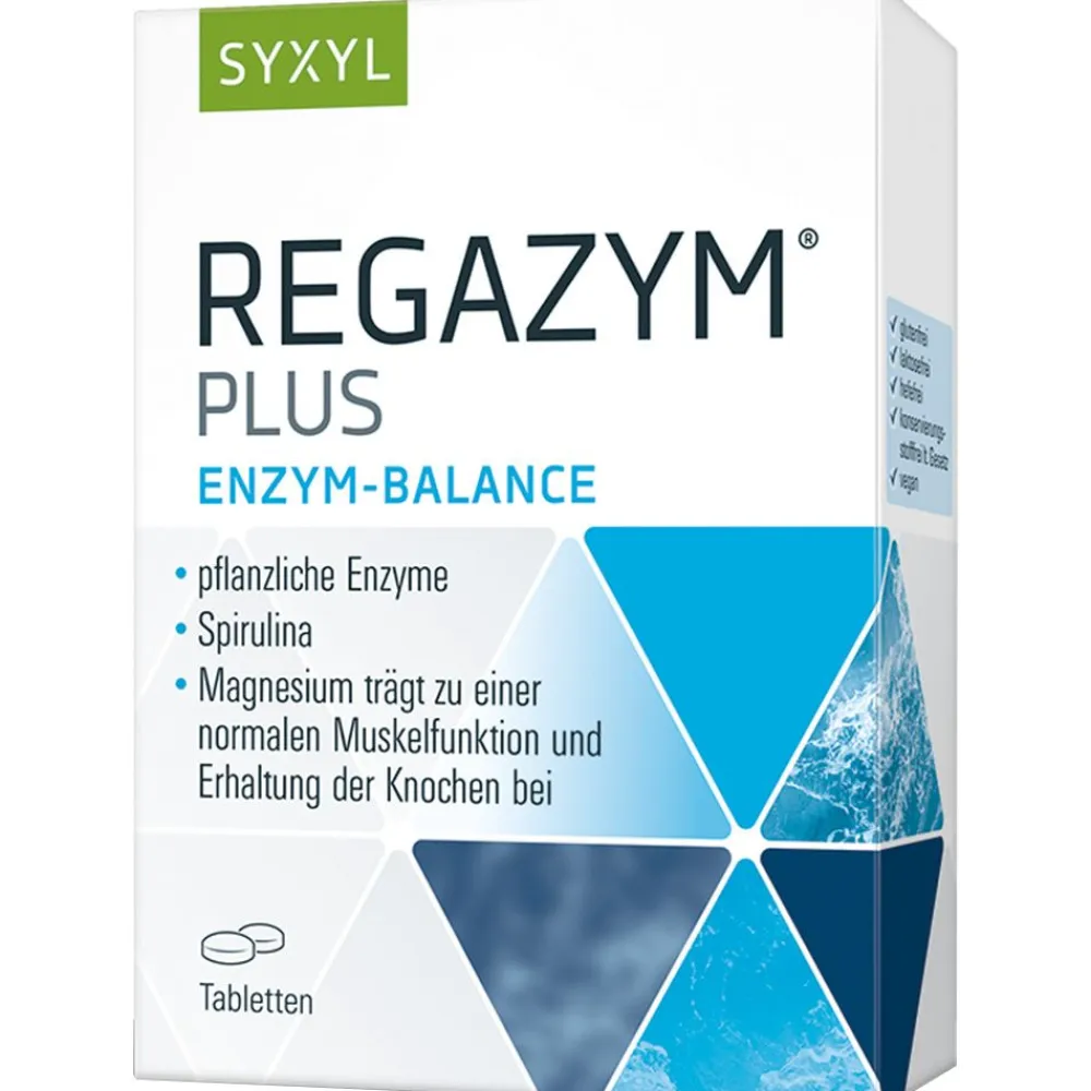 REGAZYM® PLUS zur ernährungsphysiologisch sinnvollen Unterstützung für den gesamten Organismus.|Syxyl Hot