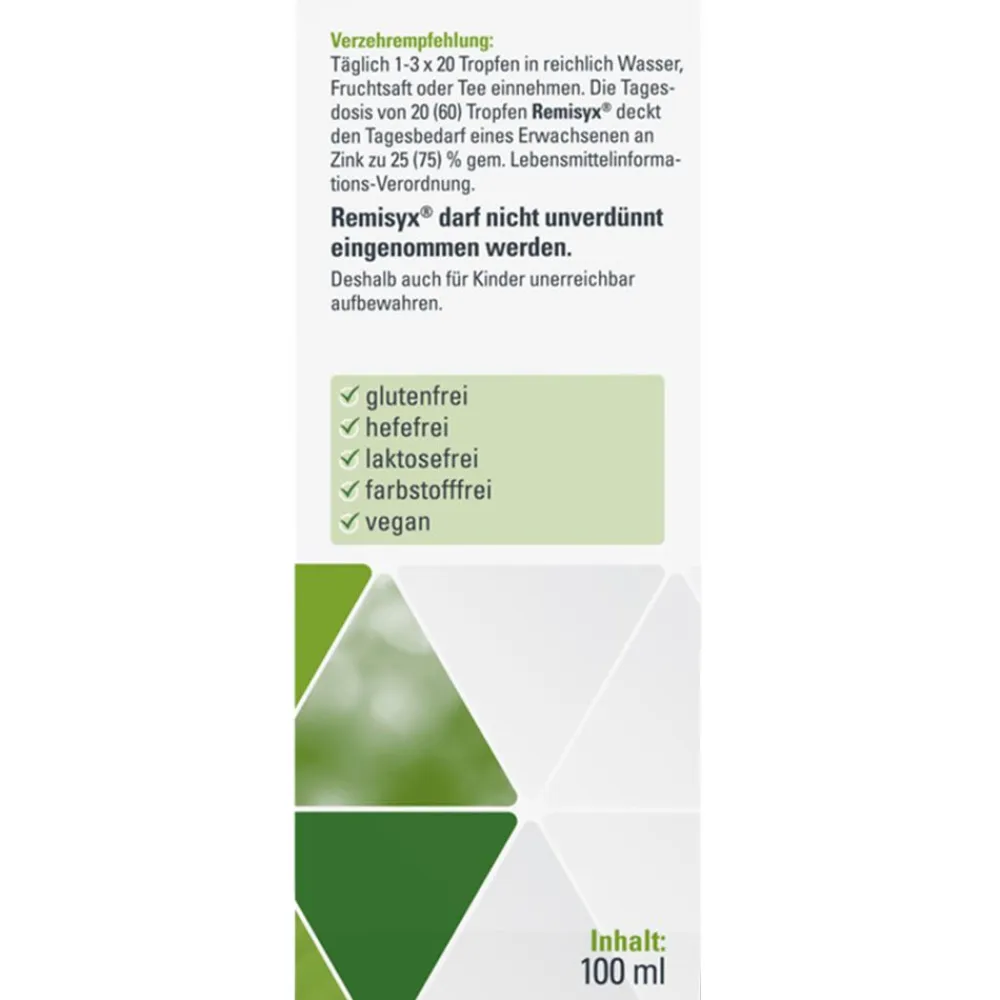 REMISYX® mit rechtsdrehender Milchsäure zur Ansäuerung des Darms.|Syxyl Clearance
