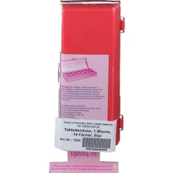 Tablettendose -Etui- für 1 Woche 14-Fächer (Farbe nicht wählbar)> Sale