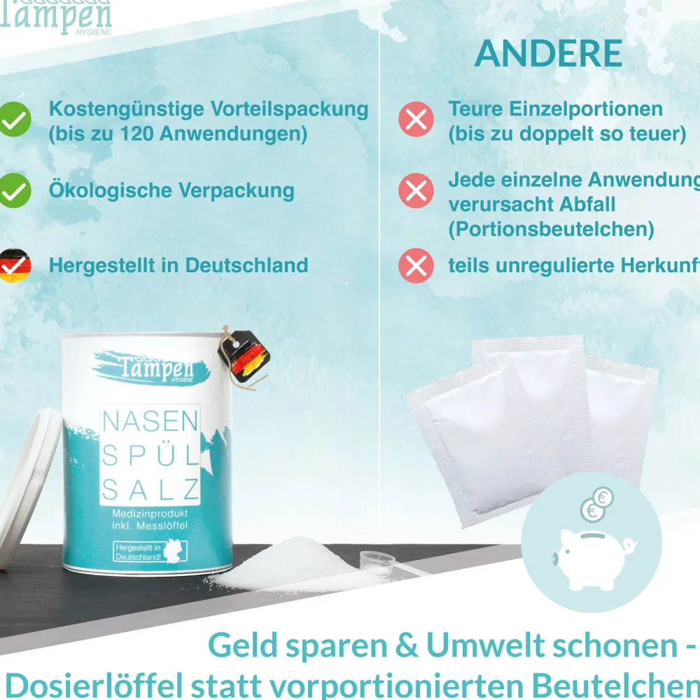 TAMPEN® Nasenspülsalz (lose)| Outlet