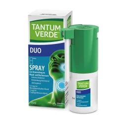 ® Duo 1,5 mg/ml + 5 mg/ml Spray zur Anwendung in der Mundhöhle, Lösung>Tantum Verde Clearance