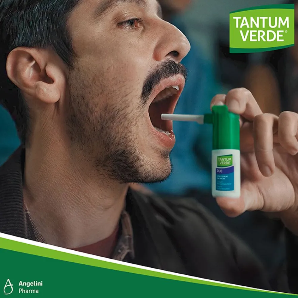 ® Duo 1,5 mg/ml + 5 mg/ml Spray zur Anwendung in der Mundhöhle, Lösung>Tantum Verde Clearance