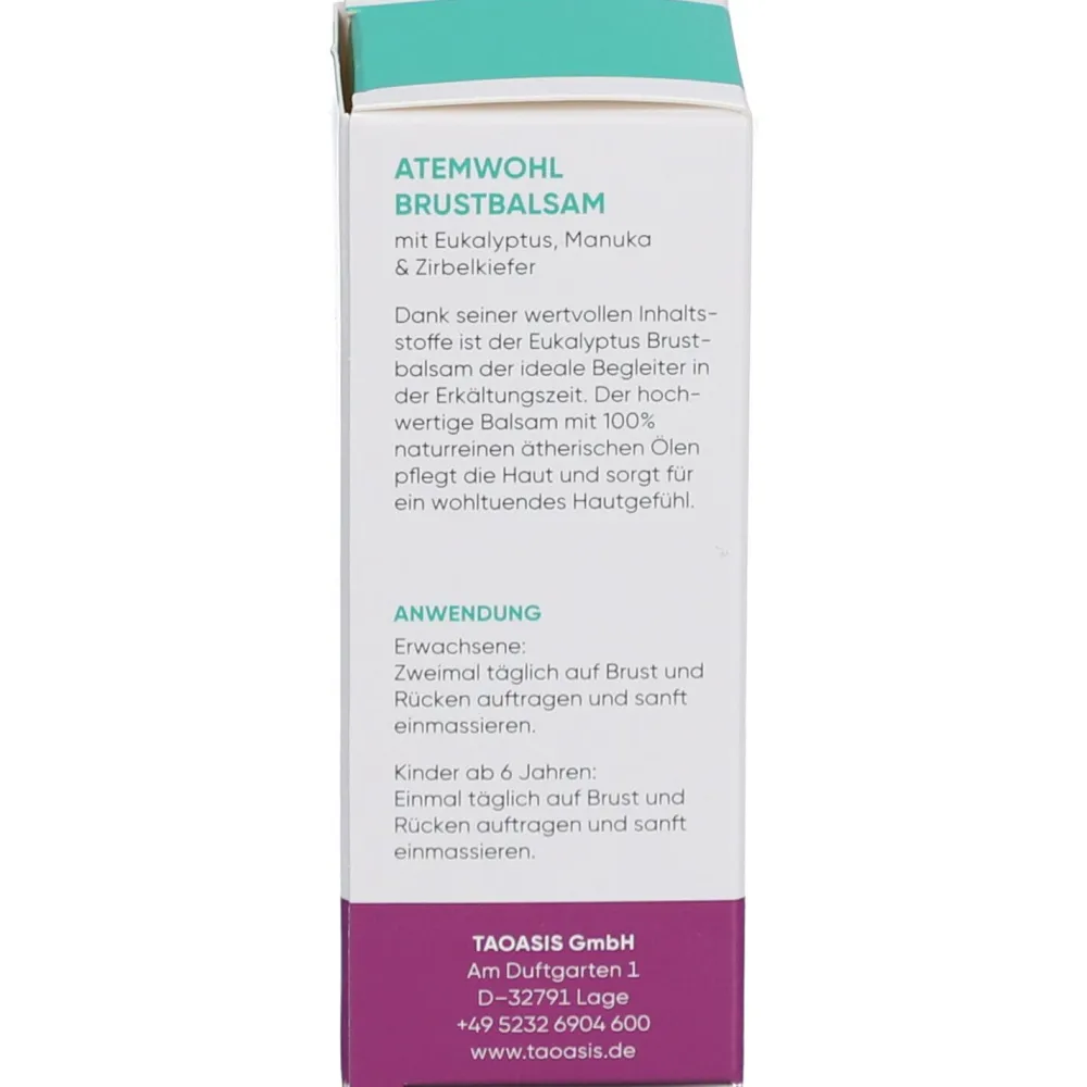 Atemwohl Eukalyptus-Brustbalsam>Taoasis Discount