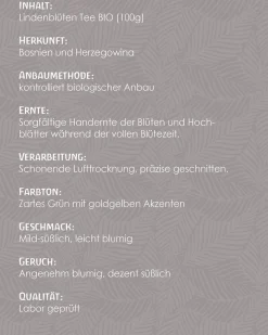 Tausendkraut Lindenblüten Tee BIO><noscript><img width=