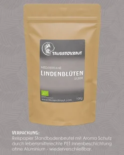 Tausendkraut Lindenblüten Tee BIO><noscript><img width=