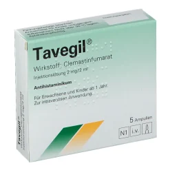 Tavegil® Injektionslösung> Clearance