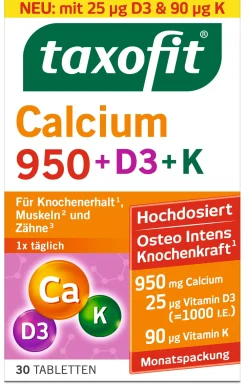Calcium 950 + D3 + K>taxofit Best