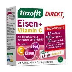 ® Eisen + Vitamin C Direkt-Granulat>taxofit New