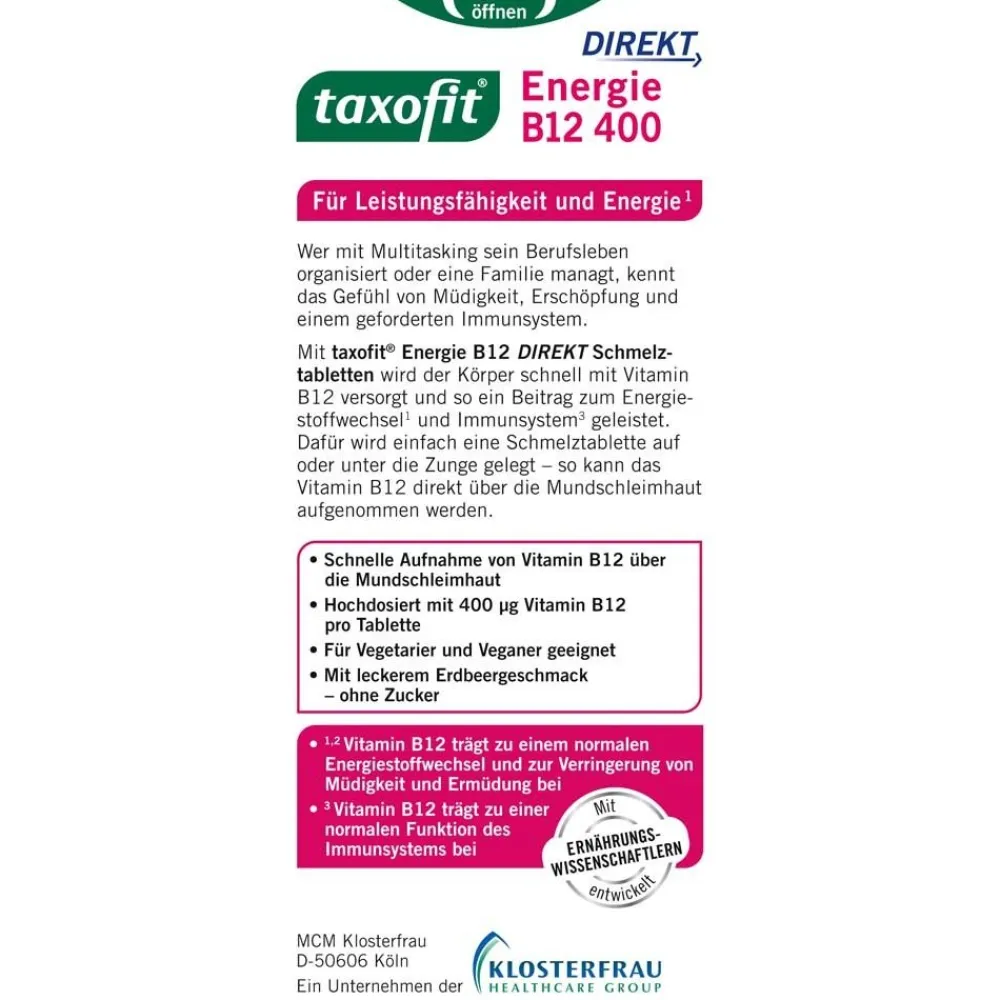 ® Energie B12 400 Direkt>taxofit