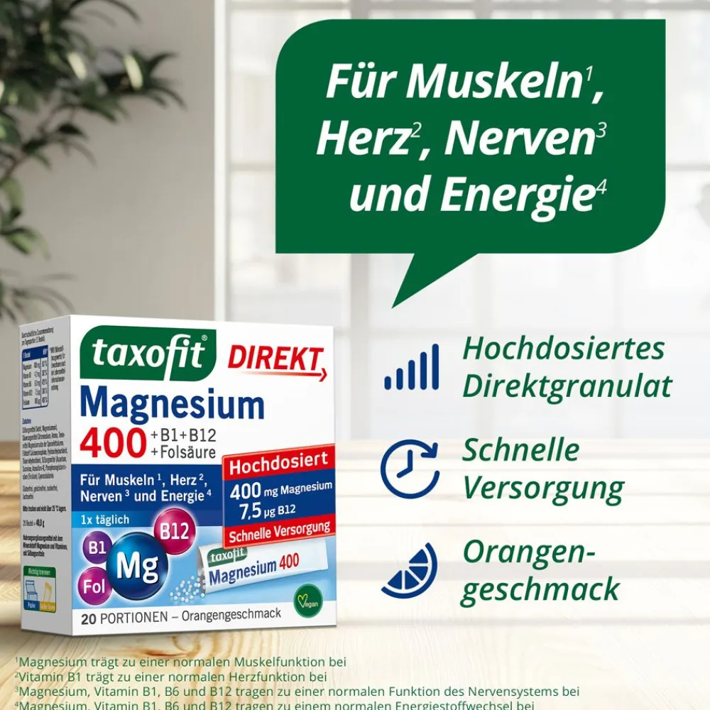 ® Magnesium 400 Direkt-Granulat>taxofit Best